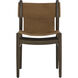 Argus Nubuck Caramel Leather Dining Chair